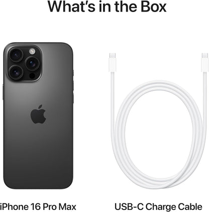 16 Pro Max Black Titanium